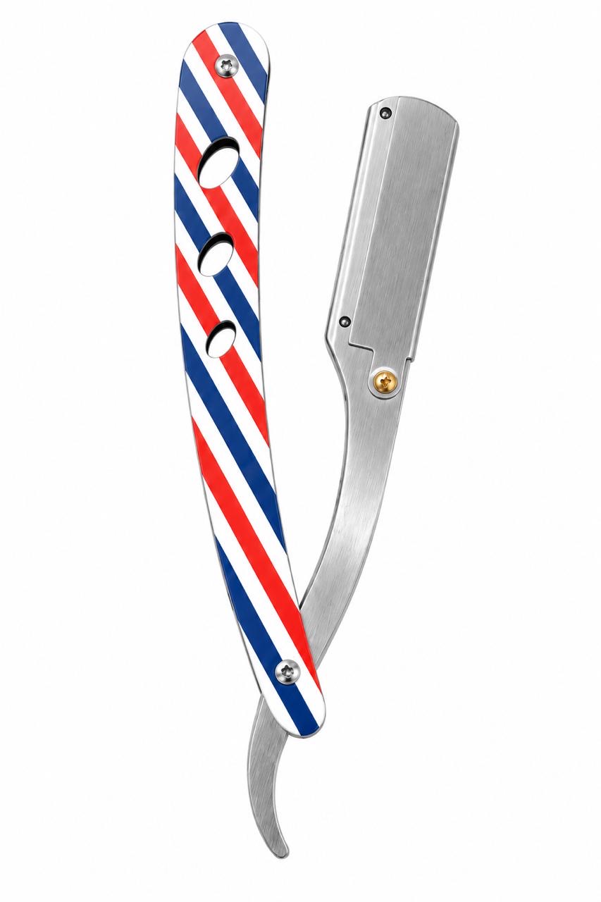 Barber Pole Straight Razor