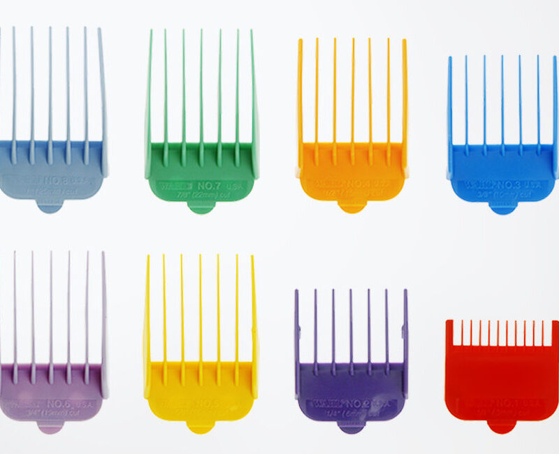 Professional Color-Coded Clipper Guide Comb Set
