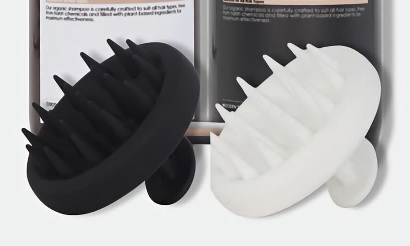 ORYN Selection Silicone Scalp Massager & Shampoo Brush