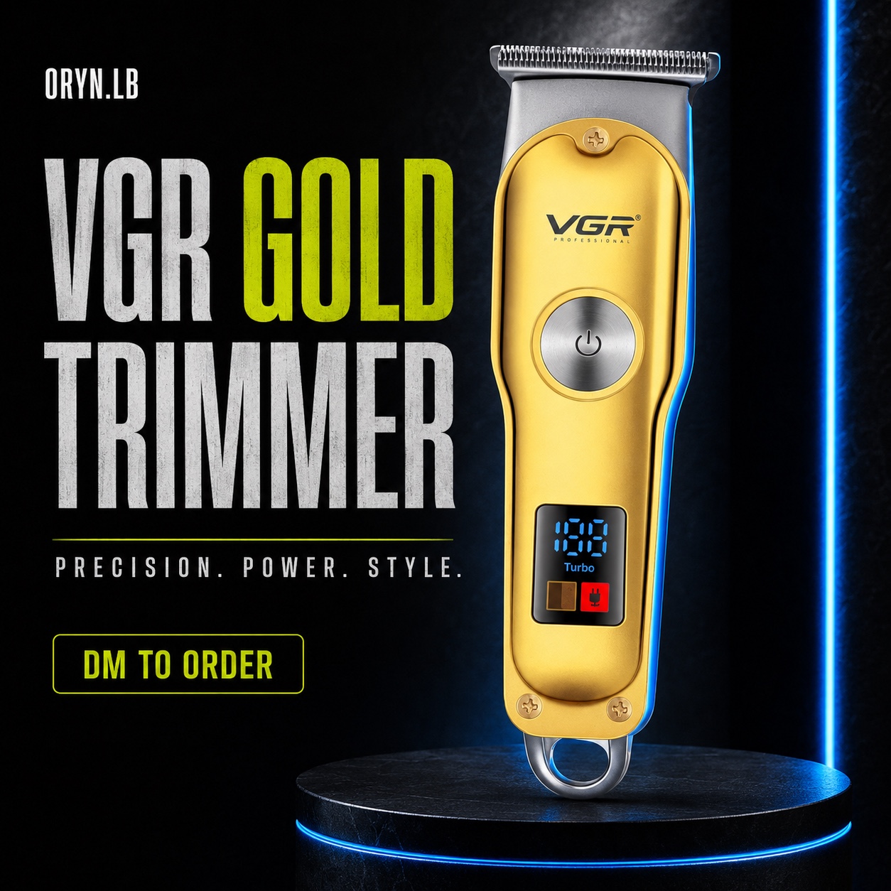 VGR Gold Professional Trimmer