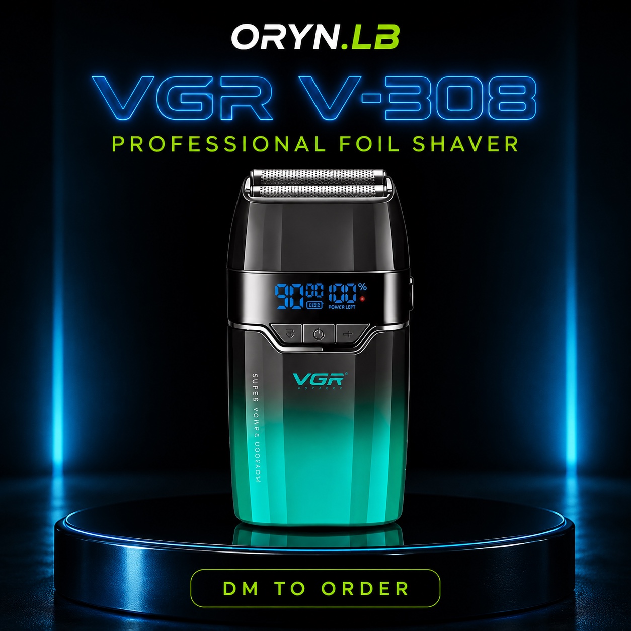 VGR Professional Foil Shaver