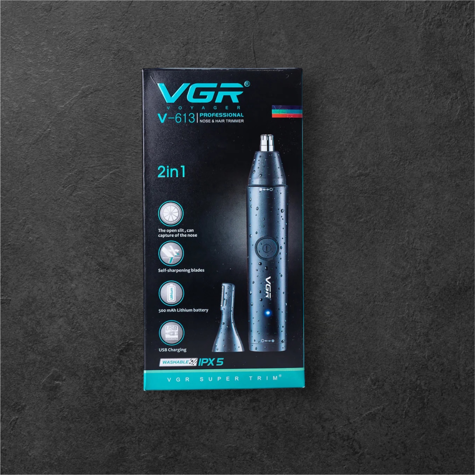 VGR 2-in-1 Nose & Hair Trimmer